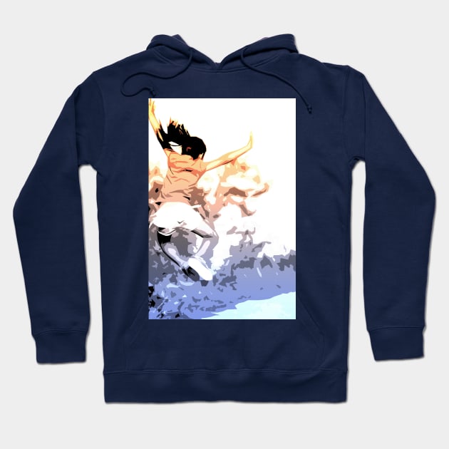 Euphoria, happy kid jumping in the air, altered photography Hoodie by KINKDesign